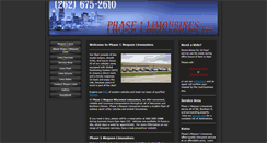 Desktop Screenshot of phase1mequonlimo.com
